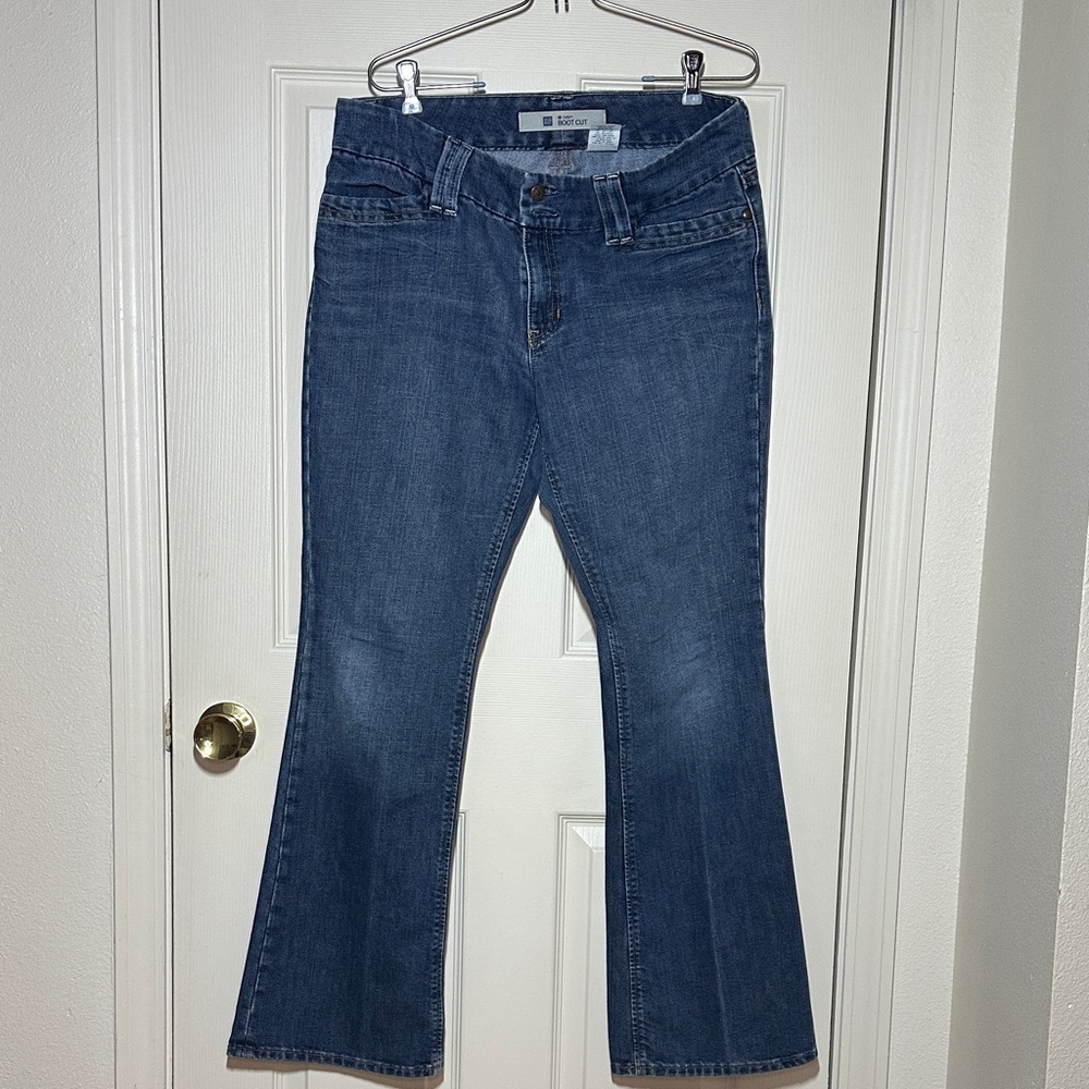 GAP Women's Flare Jeans in Classic Blue